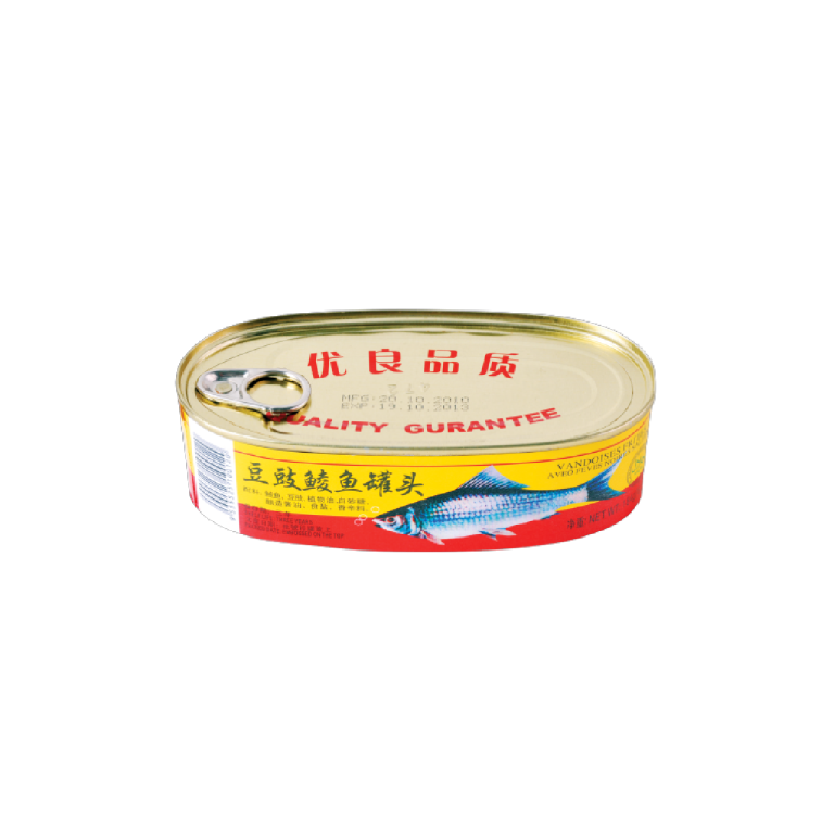 CB Canned Fried Dace With Salted Black Beans | 罐头豆豉鲮鱼 – CB Frozen
