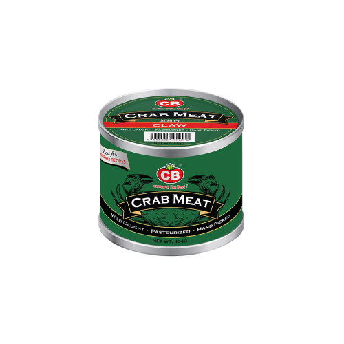 CB Pasteurized Canned Crab Meat Claw | 罐头蟹钳肉