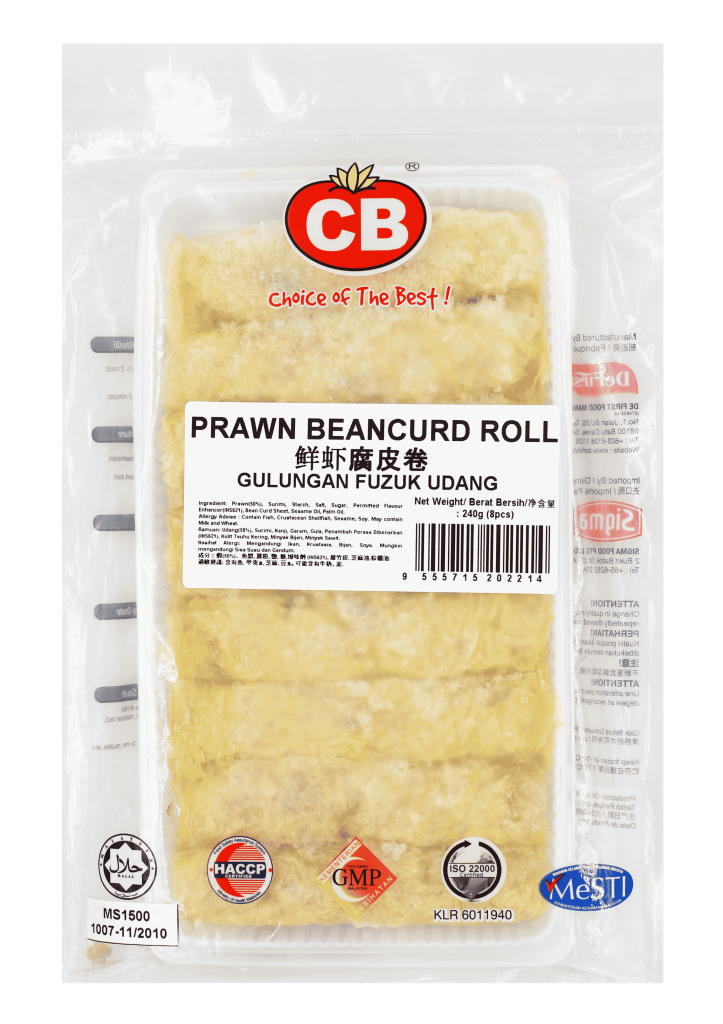 CB Prawn Bean Curd Roll | 鲜虾腐皮卷 – CB Frozen
